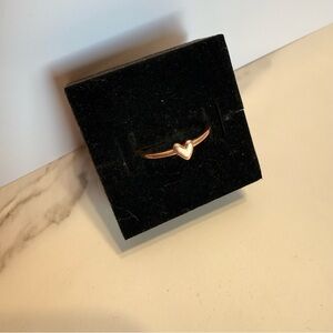 Pandora | Dainty Heart-Shaped Rose Gold Ring